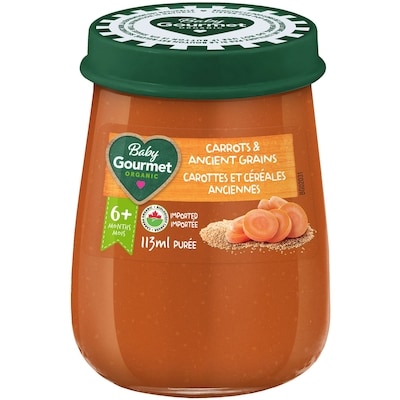 Baby Gourmet Organic Jar Carrots & Ancient Grains 113 ml, $2.03/100ml