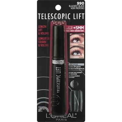 L’Oréal Mascara Telescopic Lift 990 10 ml, 189,90 $/100ml