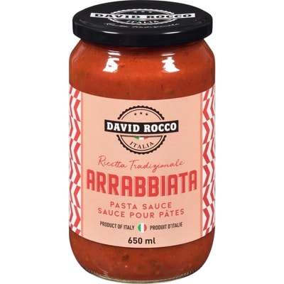 David Rocco Pasta Sauce Arrabbiata 650 ml, $1.54/100ml