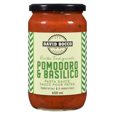 Sauce pour pâtes pomodoro & basilico