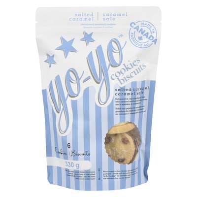 null Biscuits sandwich sablés caramel salé 330 g, 2,72 $/100g