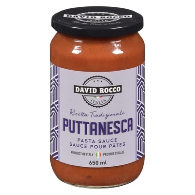 David Rocco Pasta Sauce Puttanesca 650 ml, $1.54/100ml