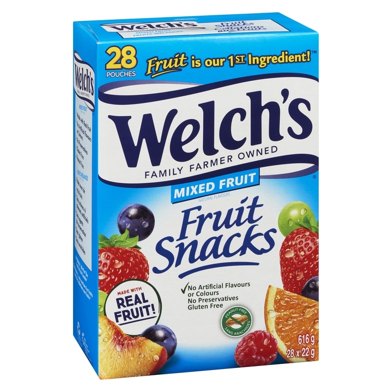Fruit Snacks Mixed Fruit, 28 pouches