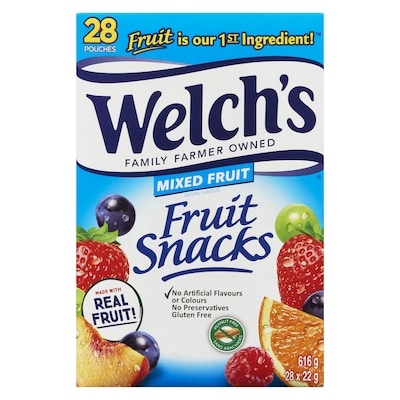 Fruit Snacks Mixed Fruit, 28 pouches