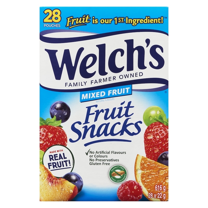 Fruit Snacks Mixed Fruit, 28 pouches