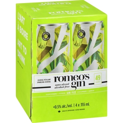 Gin fizz concombre + citron