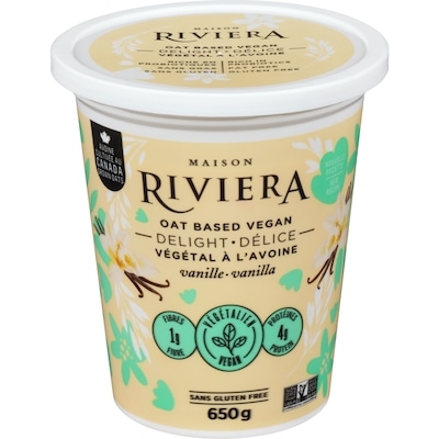 Riviera Oat Based Vegan Delight Vanilla 650 g, $1.08/100g