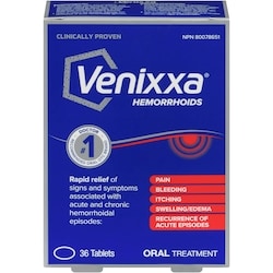 Venixxa Hemorrhoids 36 ea, $0.83/1ea