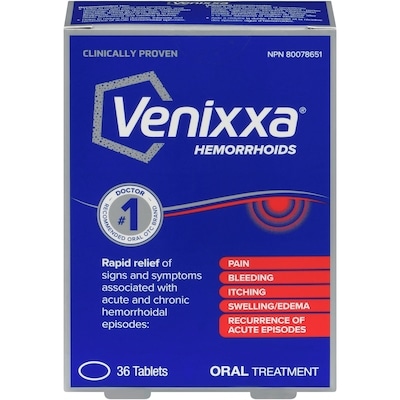 Venixxa Hemorrhoids 36 ea, $0.83/1ea