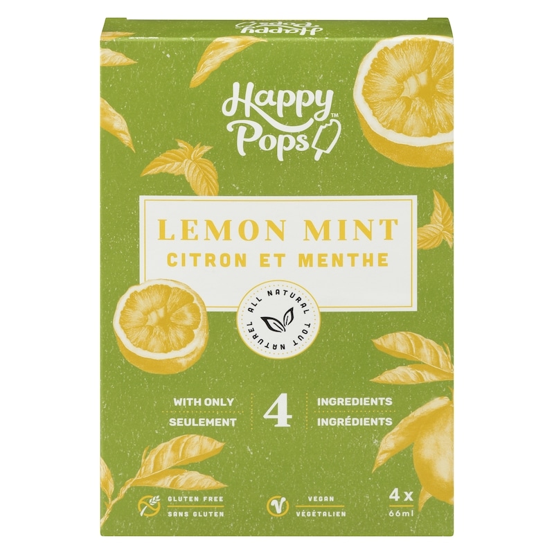 Happy Pop's Lemon Mint - 256 ml | Zehrs