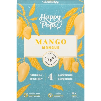 Happy Pop's Mango 256 ml, $3.12/100ml