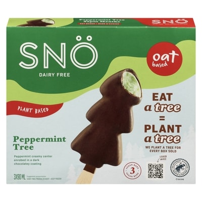 SNO Dairy Free Frozen Dessert Peppermint Tree 90 ml, $9.99/100ml
