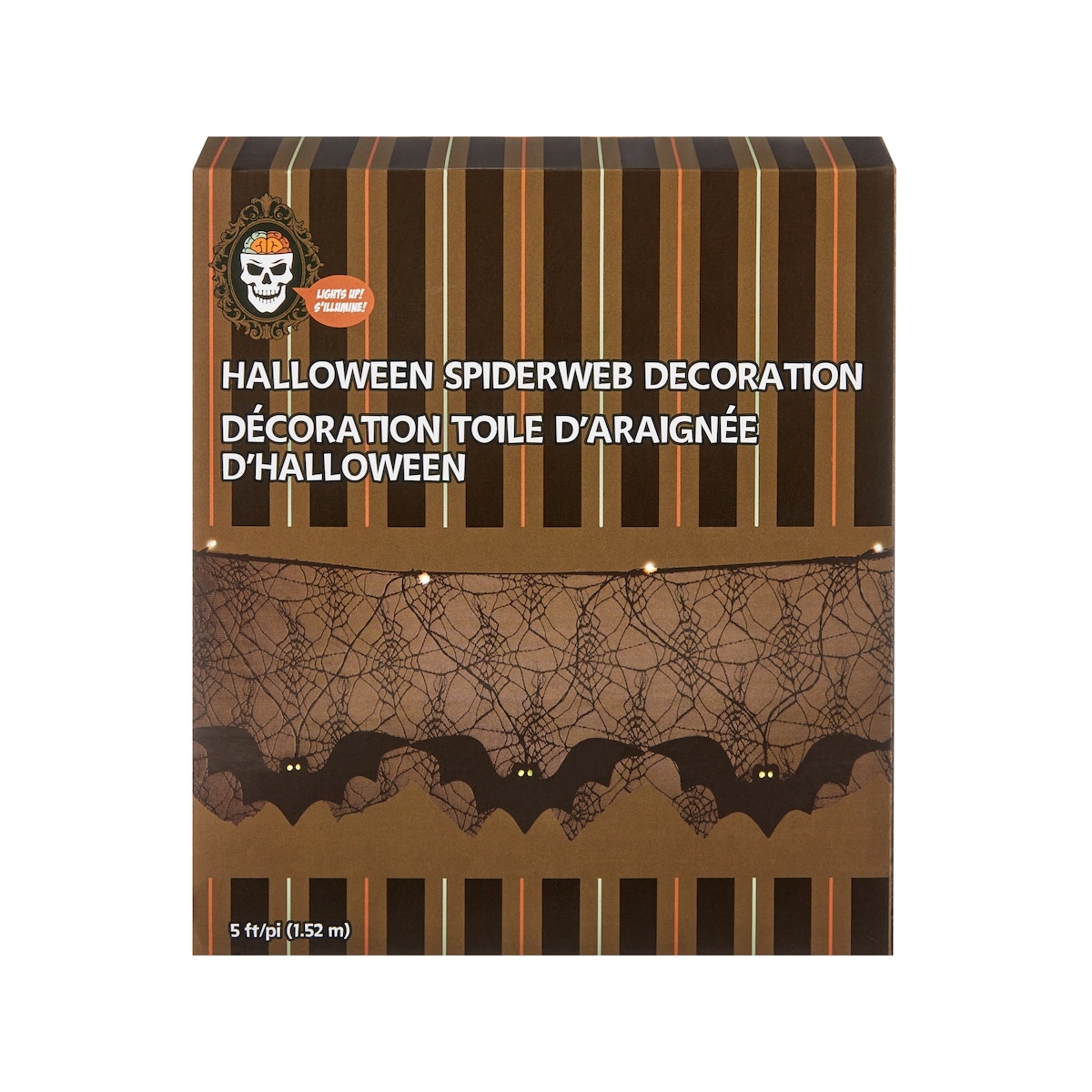 null Battery Operated Mesh Spider web Bat Garland  1 ea, $12.00/1ea