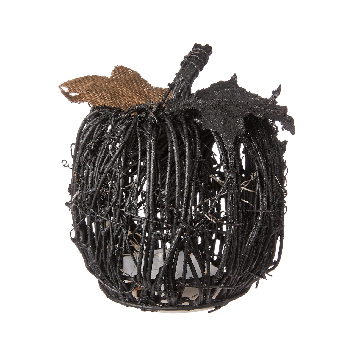 null 4IN Battery Operated Black Vine Pumpkin  1 ea, $6.00/1ea