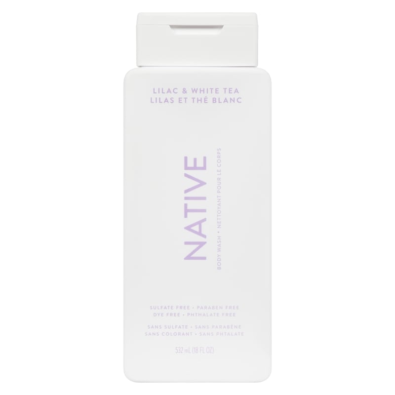 Natural Body Wash, Lilac and White Tea, Sulfate Free, Paraben Free