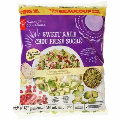 le Choix du Président Kit de salade chou frisé sucré format club 680 g, 1,32 $/100g