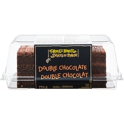 Délices du Marché Gâteau double chocolat 770 g, 1,56 $/100g