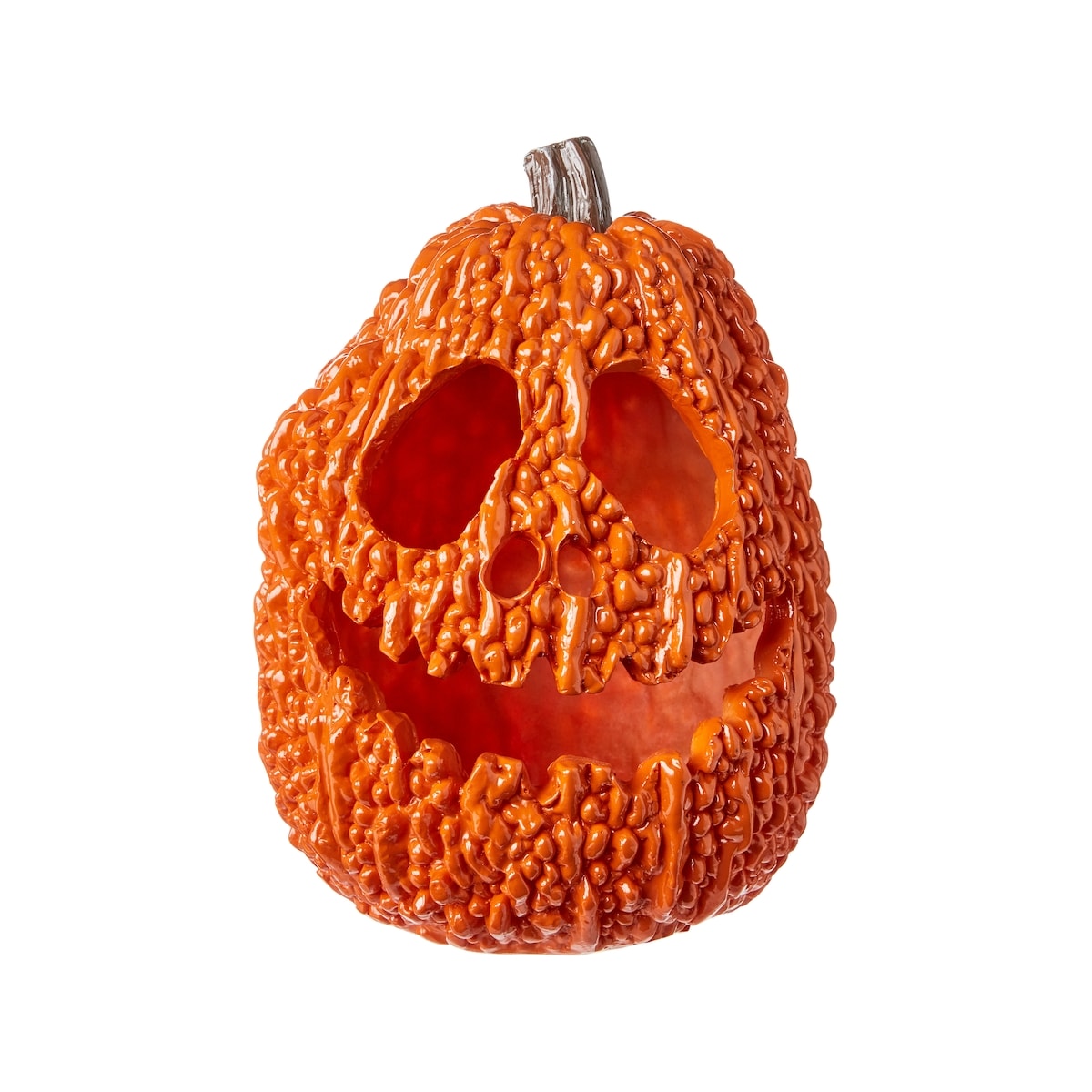 null 6IN Mini Light up  Led Gourd Pumpkins- Orange  1 ea, $12.00/1ea