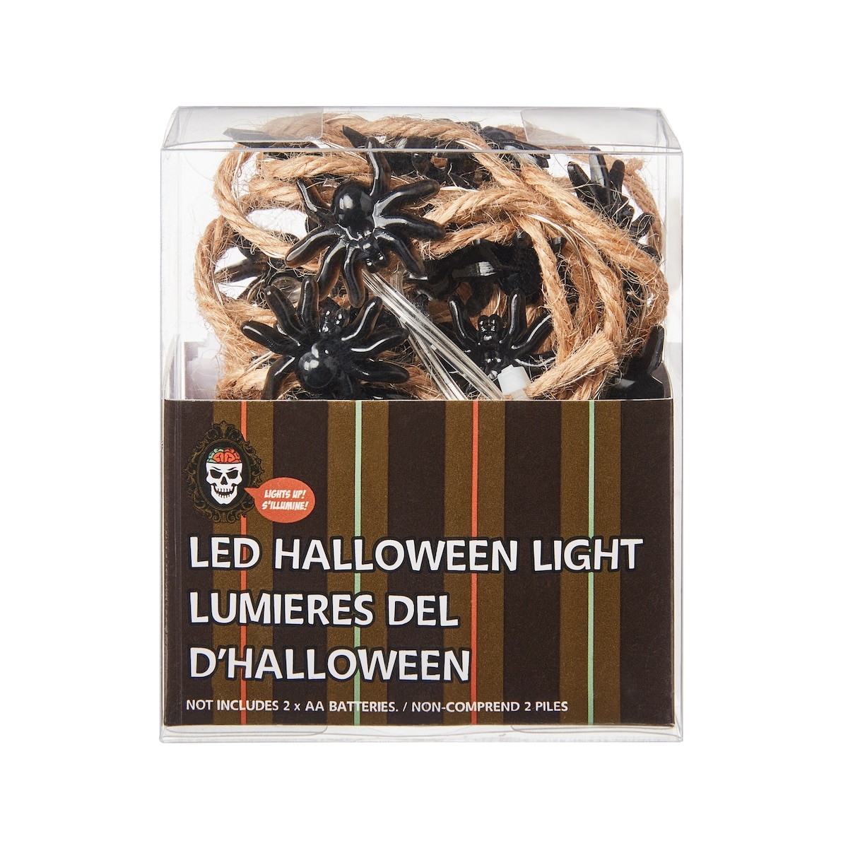 null Led Jute Rope Lights - Mini Spiders  1 ea, $6.00/1ea
