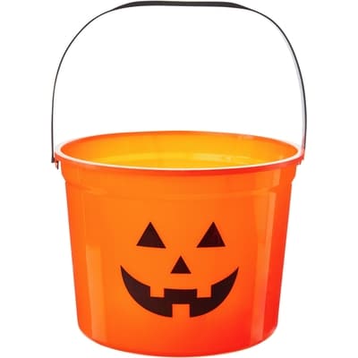 null Light up Pumpkin Pail Orange  1 ea, $3.00/1ea