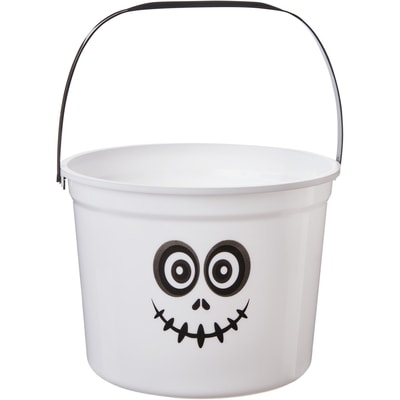 null Light up Pumpkin Pail white  1 ea, $2.50/1ea