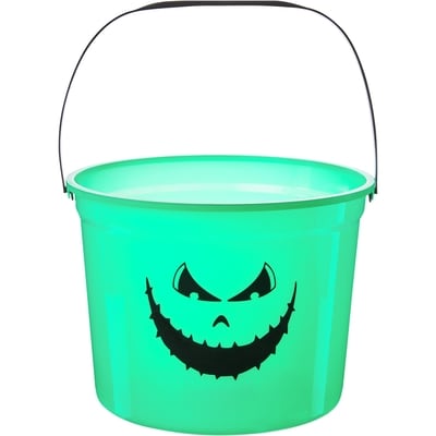 null Light up Pumpkin Pail Green 1 ea, $2.50/1ea