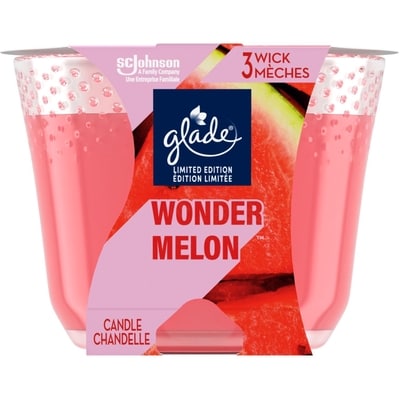 Glade Chandelle à 3 mèches stay cool watermelon édition limitée 1 ea, 13,49 $/1ch