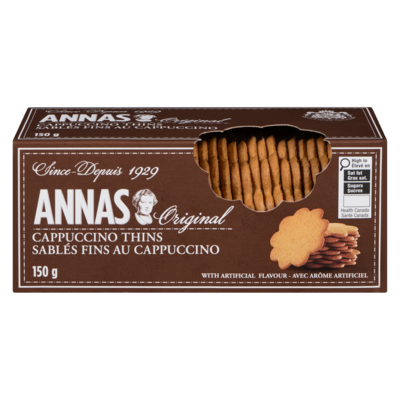 Annas Original Original Cappuccino Thins 150 g, $3.33/100g
