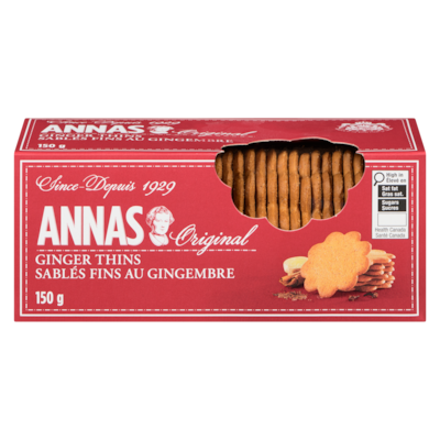Annas Original Original Ginger Thins 150 g, $2.99/100g