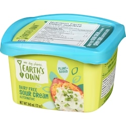 Earth's Own Dairy-Free Sour Cream, Plant-Based - 340 g | Zehrs