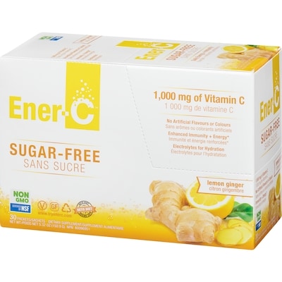 Sans sucre supplément alimentaire citron gingembre