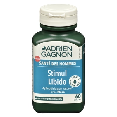 Adrien Gagnon Stimul Libido avec maca 60 ea, 0,32 $/1ch