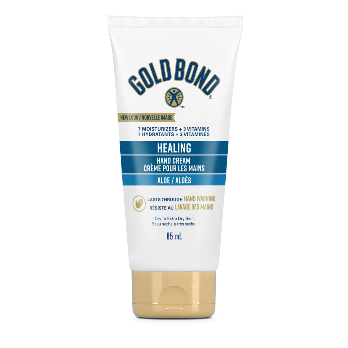 Gold Bond Healing Hand Cream, 100% Non-Greasy Cream Formulated With 7 Intensive Moisturizers and 3 Skin-Nurturing Vitamins to Hydrate and Repair Dry Hands 85 ml, $8.46/100ml