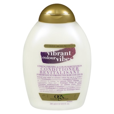 Ogx Conditioner, Strengthening and Colour Retention 385 ml, $3.37/100ml