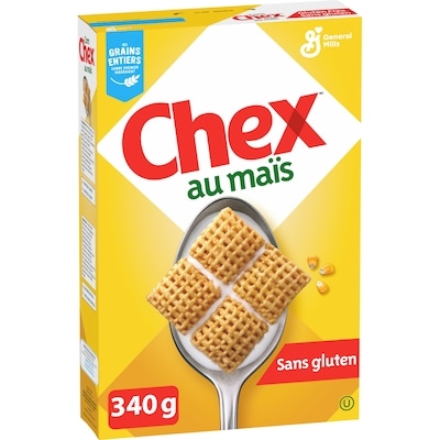 General Mills Chex au Maïs, Céréales Complètes, Sans Gluten 340 g, 1,76 $/100g