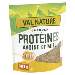 General Mills Granola Protéiné à l'Avoine et Miel, Collation et Céréales Saines, Format Familial 481 g, 1,66 $/100g