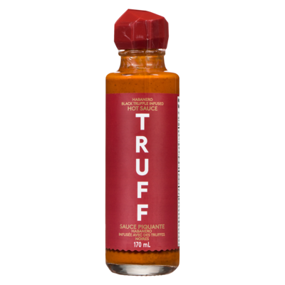 Truff Sauce plus piquante infusé avec des truffes noires 170 g, 15,88 $/100g
