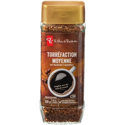 le Choix du Président Café instantané et micromoulu torréfaction moyenne 100 g, 5,50 $/100g
