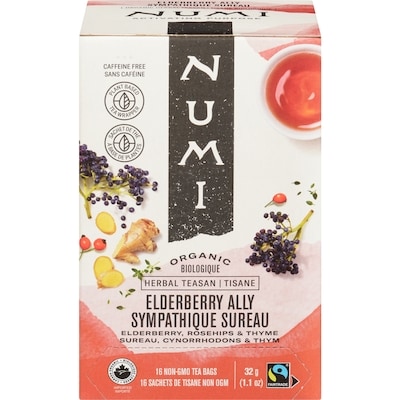 Numi Organic Herbal Teasan Elderberry Ally 16 ea, $0.56/1ea