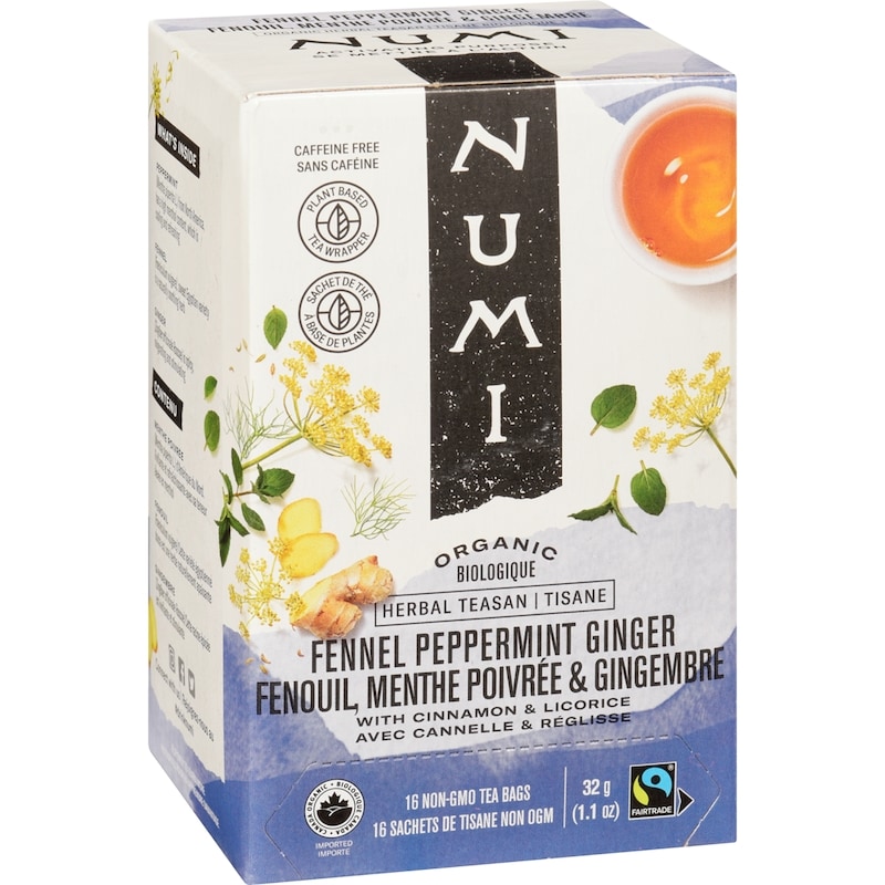 Herbal Teasan Fennel Peppermint Ginger With Cinnamon & Licorice