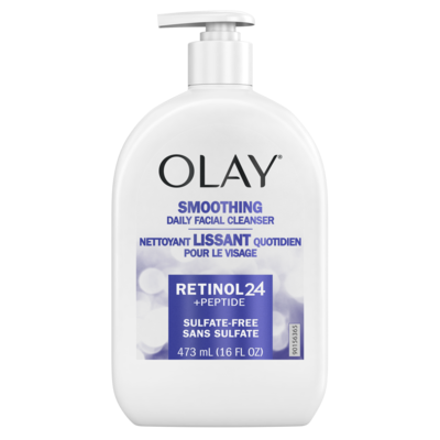 Olay Retinol 24 + Pep Face Wash, Smoothing, Sulfate-Free 473 ml, $3.17/100ml