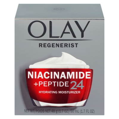 Olay Regenerist Niacinamide + Peptide 24 Face Moisturizer 48 g, $83.31/100g