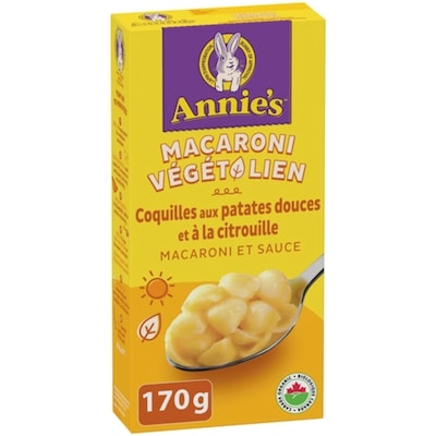 Annie's Végétalien Coquilles aux patates douces et à la citrouille 170 g, 2,82 $/100g
