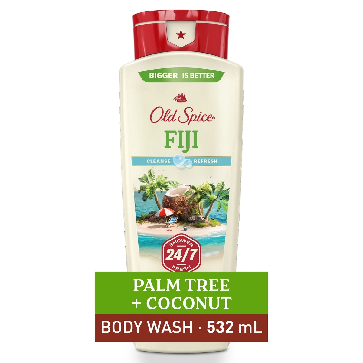 Old Spice Men's Body Wash Fiji with Palm Tree 532 ml, $1.78/100ml