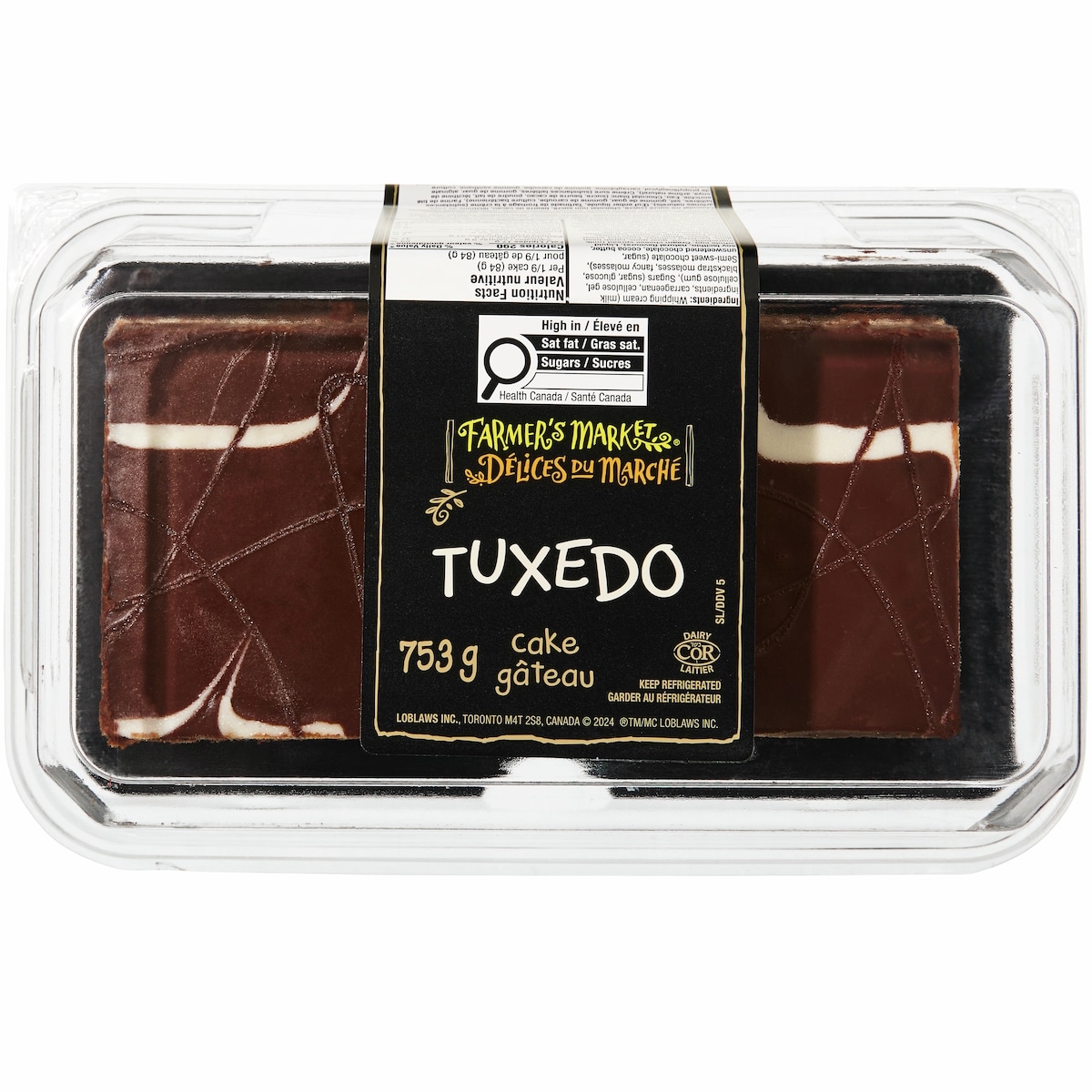 Farmer's Market Tuxedo Cake