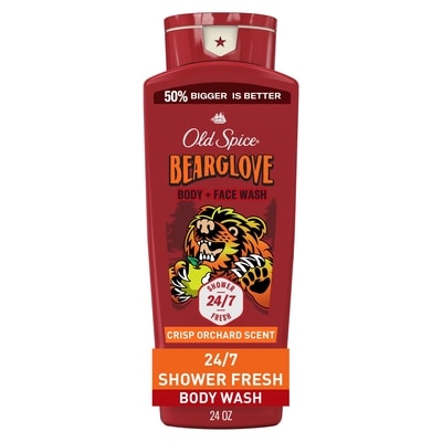 Old Spice Body Wash for Men, Bearglove, Long Lasting Lather 709 ml, $1.59/100ml