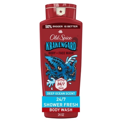 Old Spice Body Wash for Men, Krakengard, Long Lasting Lather 709 ml, $1.59/100ml