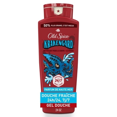 Old Spice Nettoyant pour le corps  pour hommes, Krakengard, mousse longue durée 709 ml, 1,41 $/100ml