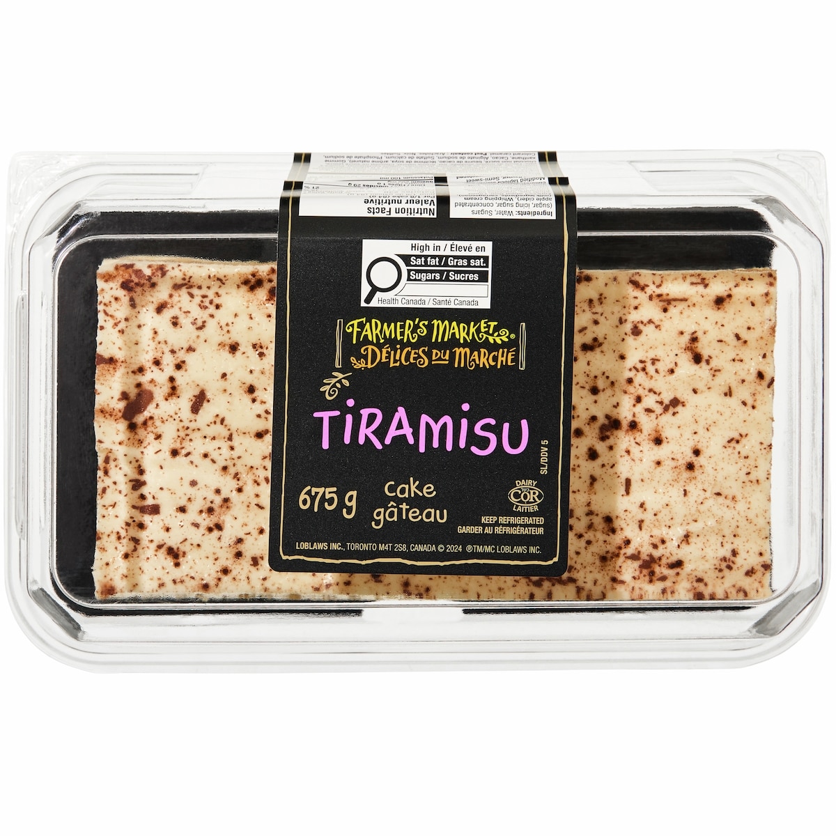 Farmer's Market Tiramisu Cake