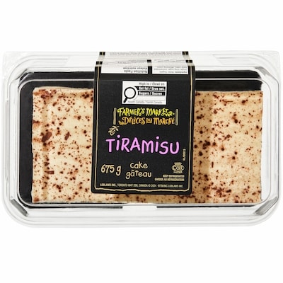 Farmer's Market Tiramisu Cake 675 g, $1.78/100g